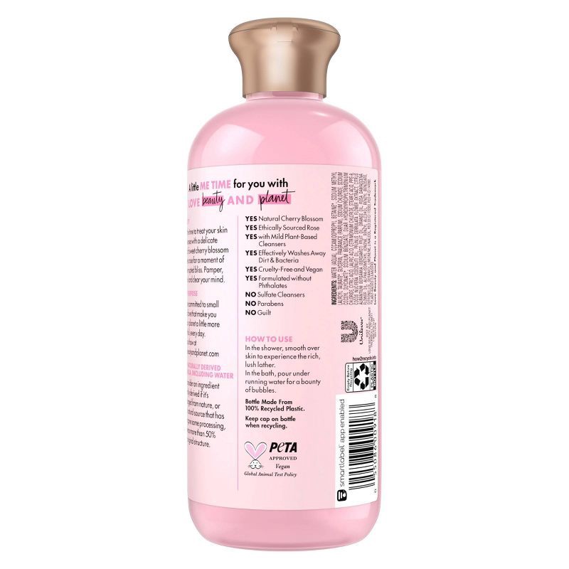 slide 2 of 8, Beloved Cherry Blossom & Tea Rose Shower & Bath Gel 11.8oz, 11.8 oz