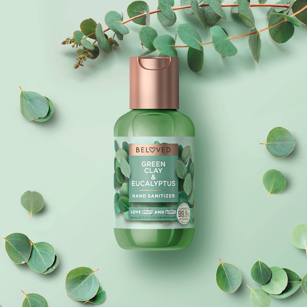 slide 3 of 8, Beloved Green Clay & Eucalyptus Hand Sanitizer - 2 fl oz, 2 fl oz