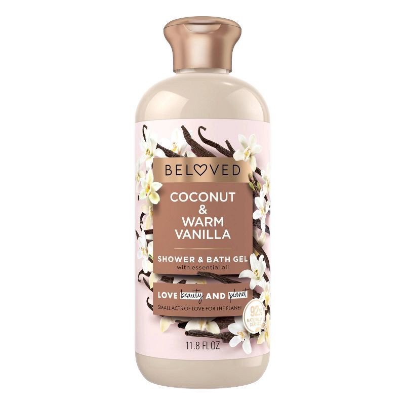 slide 1 of 9, Beloved Coconut & Warm Vanilla Shower & Bath Gel 11.8oz, 11.8 oz