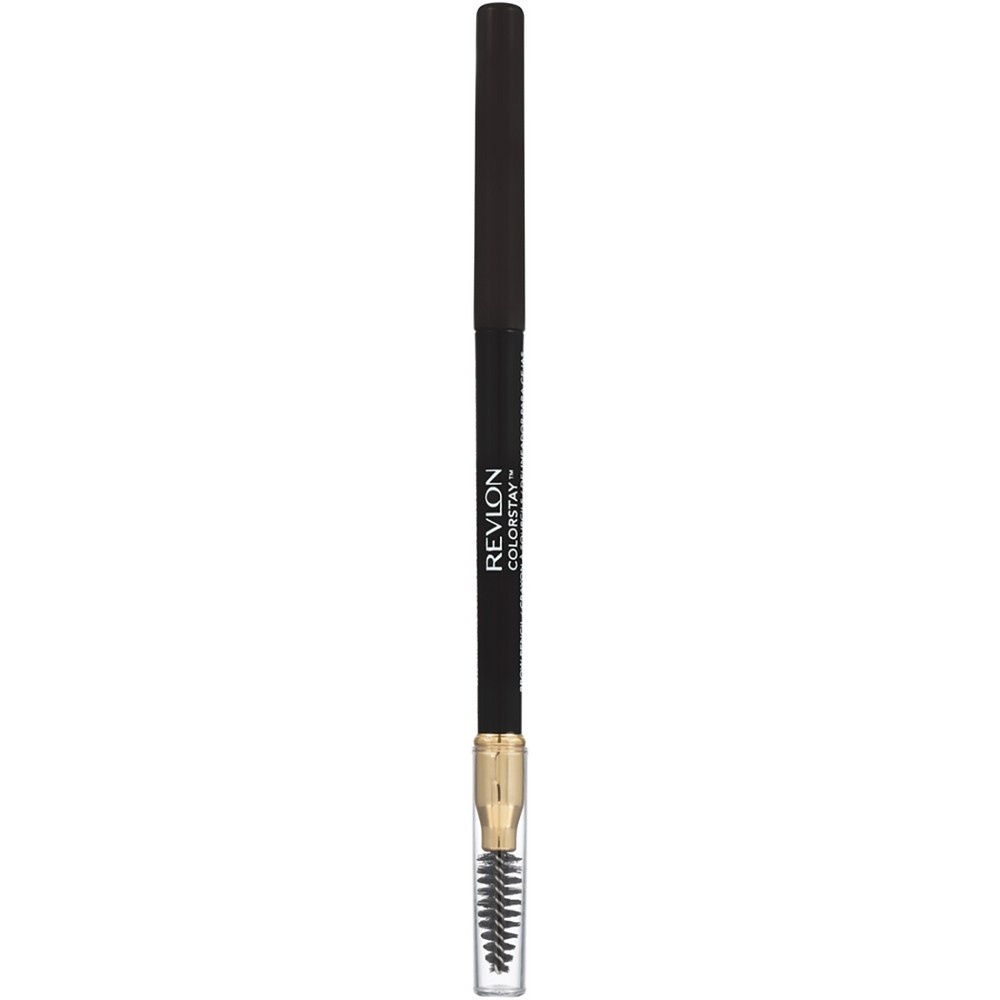 slide 2 of 4, Revlon ColorStay Waterproof Brow Pencil with Brush and Angled Tip - 225 Soft Black - 0.012oz, 0.012 oz