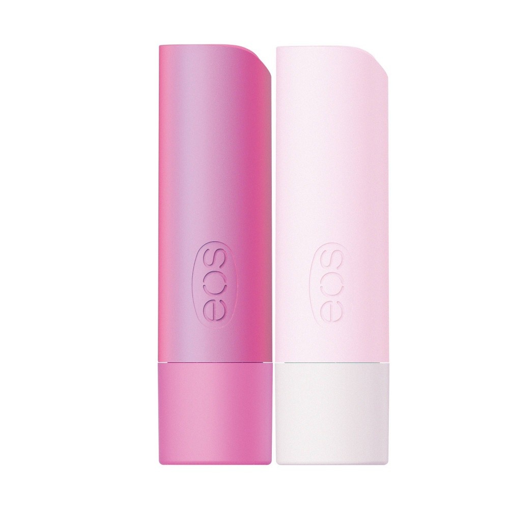 slide 2 of 3, eos Holiday Lip Balm Stick - Strawberry Cheer and Cotton Candy Snow, 2 ct; 0.28 oz