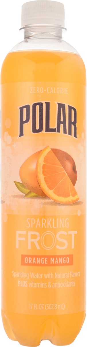 slide 2 of 9, Polar Frost Zero-Calorie Orange Mango Sparkling Water - 17 fl oz, 17 fl oz