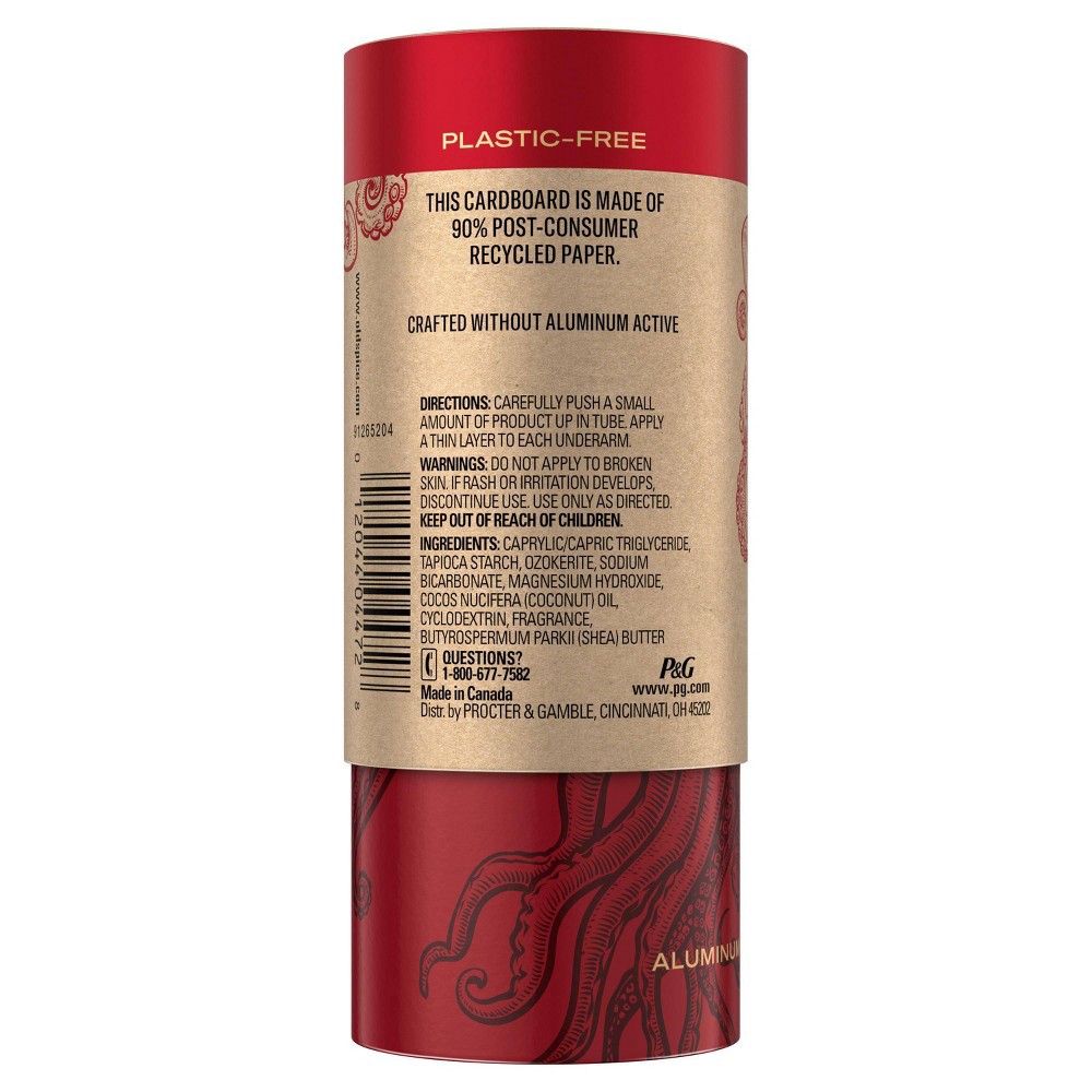 slide 4 of 4, Old Spice Sustainable Packaging Men's Deodorant Clean Waters - 2oz, 2 oz