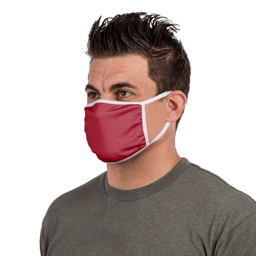 slide 3 of 3, NCAA Arkansas Razorbacks Adult Face Covering, 2 ct