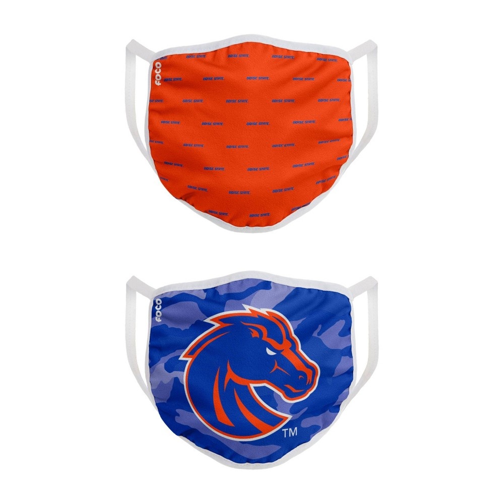 slide 2 of 3, NCAA Boise State Broncos Adult Face Covering, 2 ct