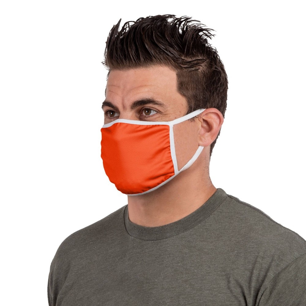 slide 3 of 3, NCAA Boise State Broncos Adult Face Covering, 2 ct