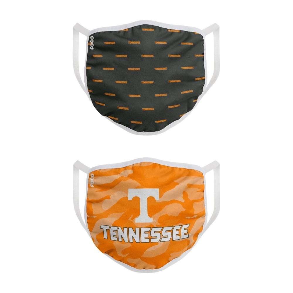 slide 2 of 3, NCAA Tennessee Volunteers Adult Face Covering, 2 ct