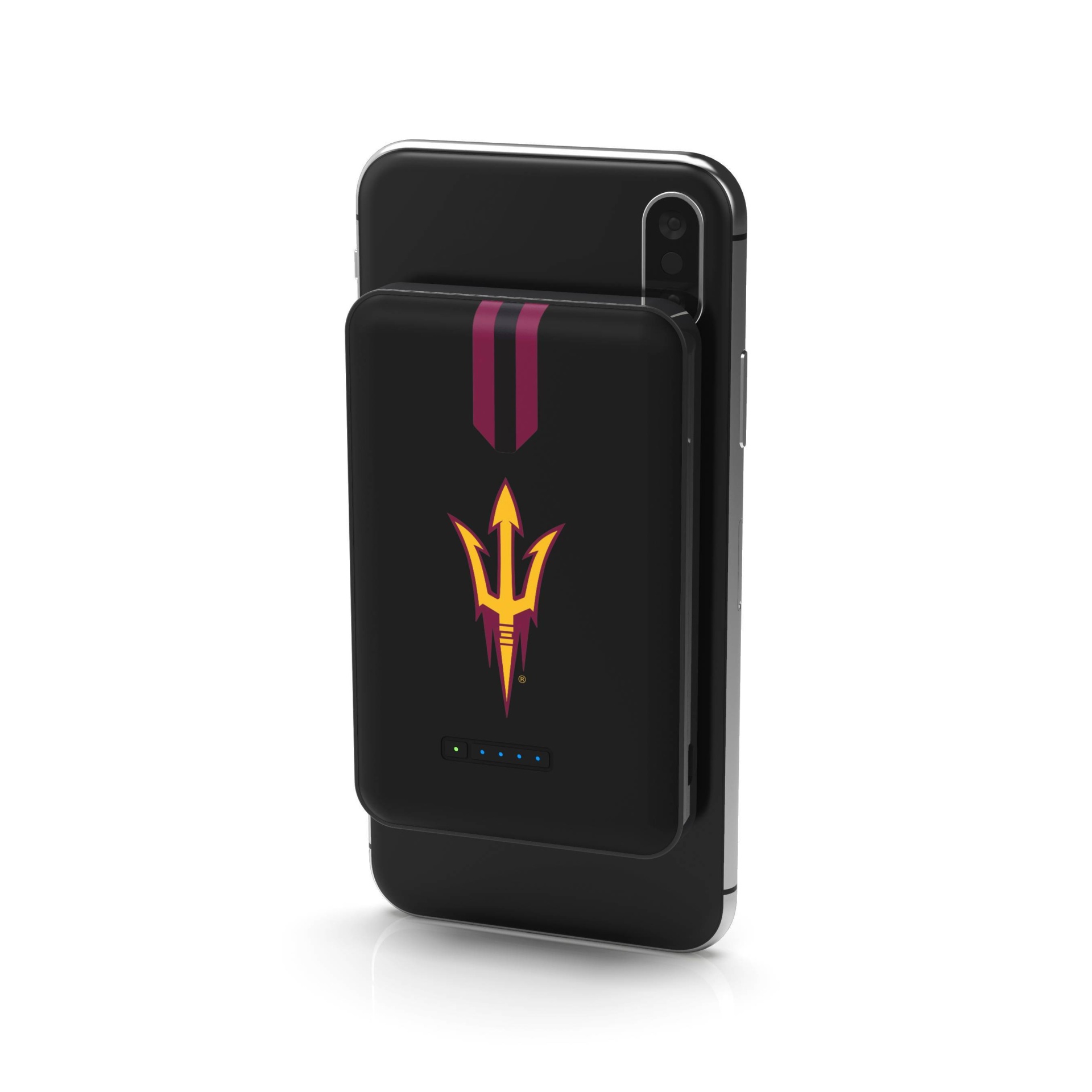 slide 1 of 3, NCAA Arizona State Sun Devils 5000mAh Wireless Charging Power Bank, 1 ct