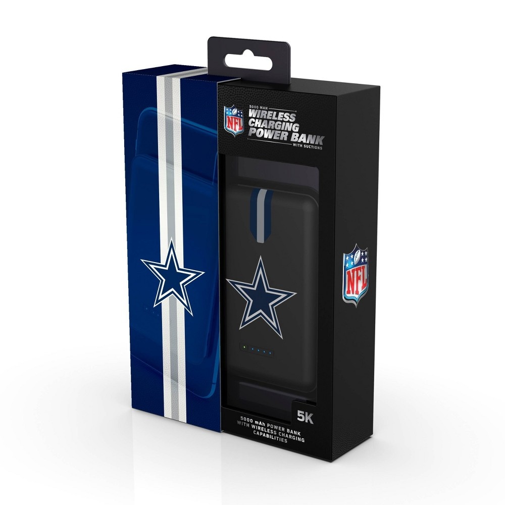 slide 2 of 2, NFL Dallas Cowboys Wireless Charging Power Bank, 1 ct