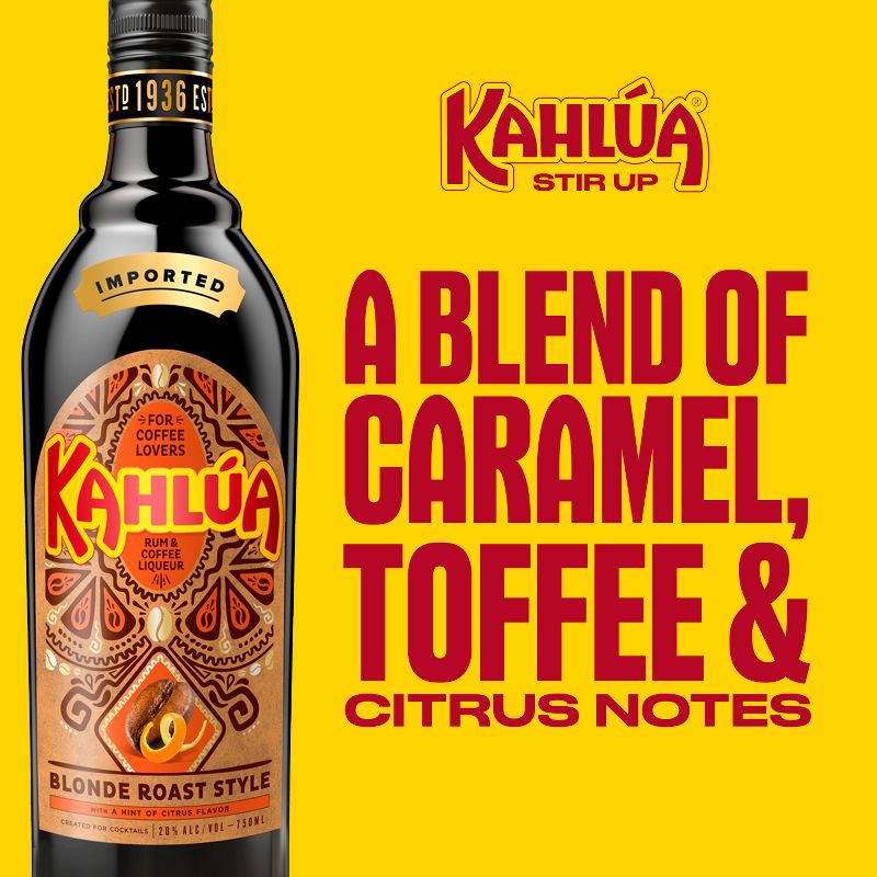 slide 2 of 10, Kahlua Blonde Roast Style Rum & Coffee Liqueur - 750ml Bottle, 750 ml