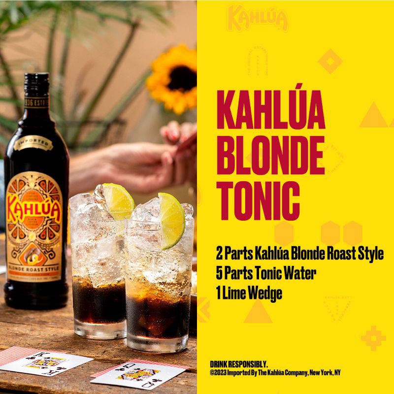 slide 5 of 6, Kahlua Blonde Roast Style Rum & Coffee Liqueur - 750ml Bottle, 750 ml