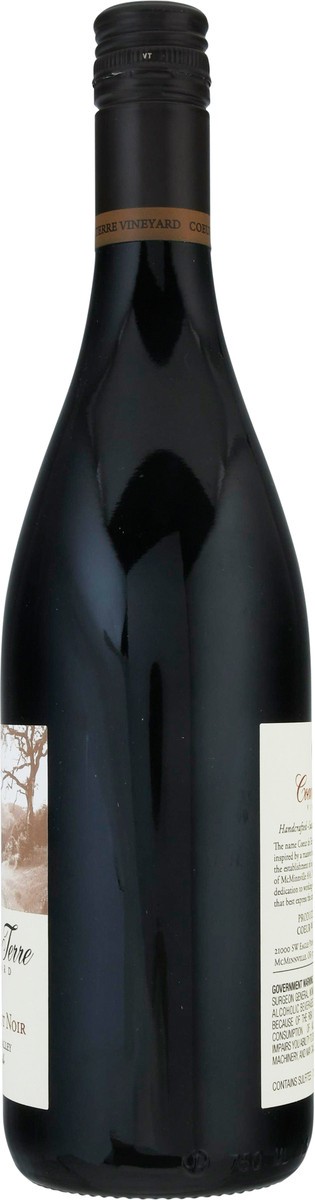 slide 7 of 12, Coeur de Terre Willamette Valley Oregon Pinot Noir 750 ml Bottle, 750 ml