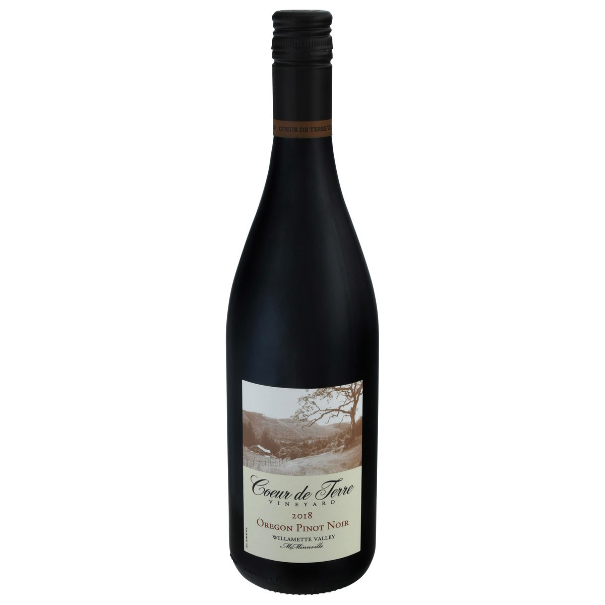slide 11 of 12, Coeur de Terre Willamette Valley Oregon Pinot Noir 750 ml Bottle, 750 ml
