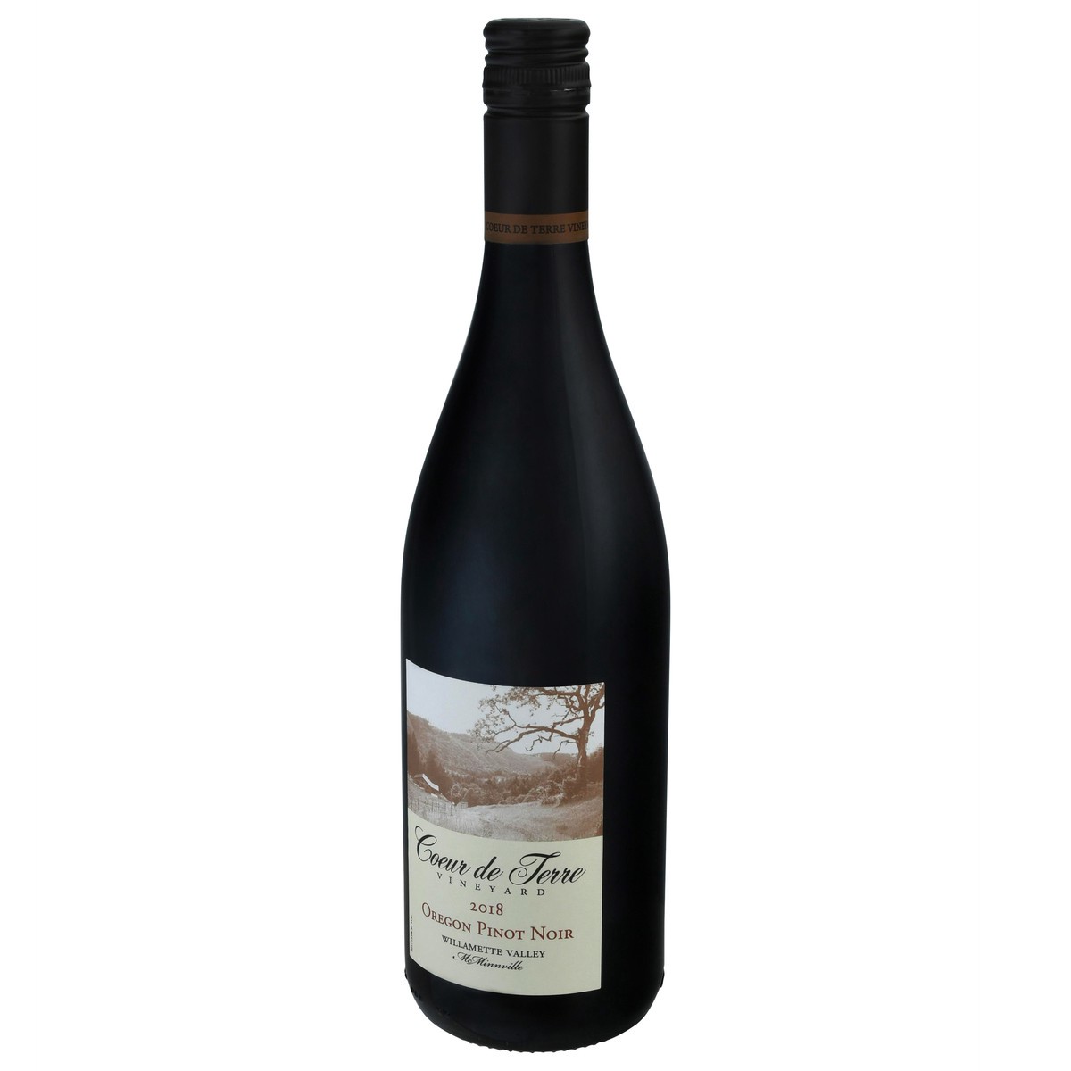 slide 8 of 12, Coeur de Terre Willamette Valley Oregon Pinot Noir 750 ml Bottle, 750 ml