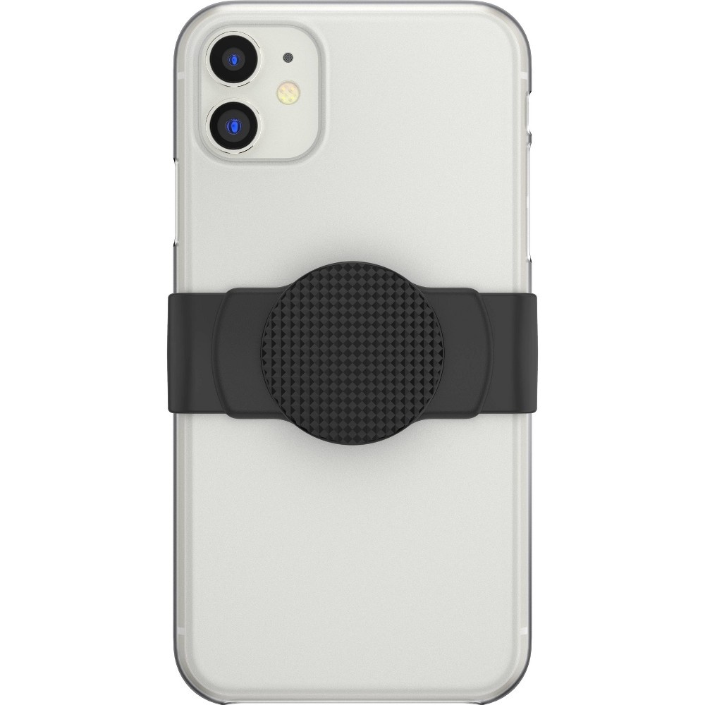 slide 2 of 7, PopSockets PopGrip Slide Stretch - Knurled Black, 1 ct