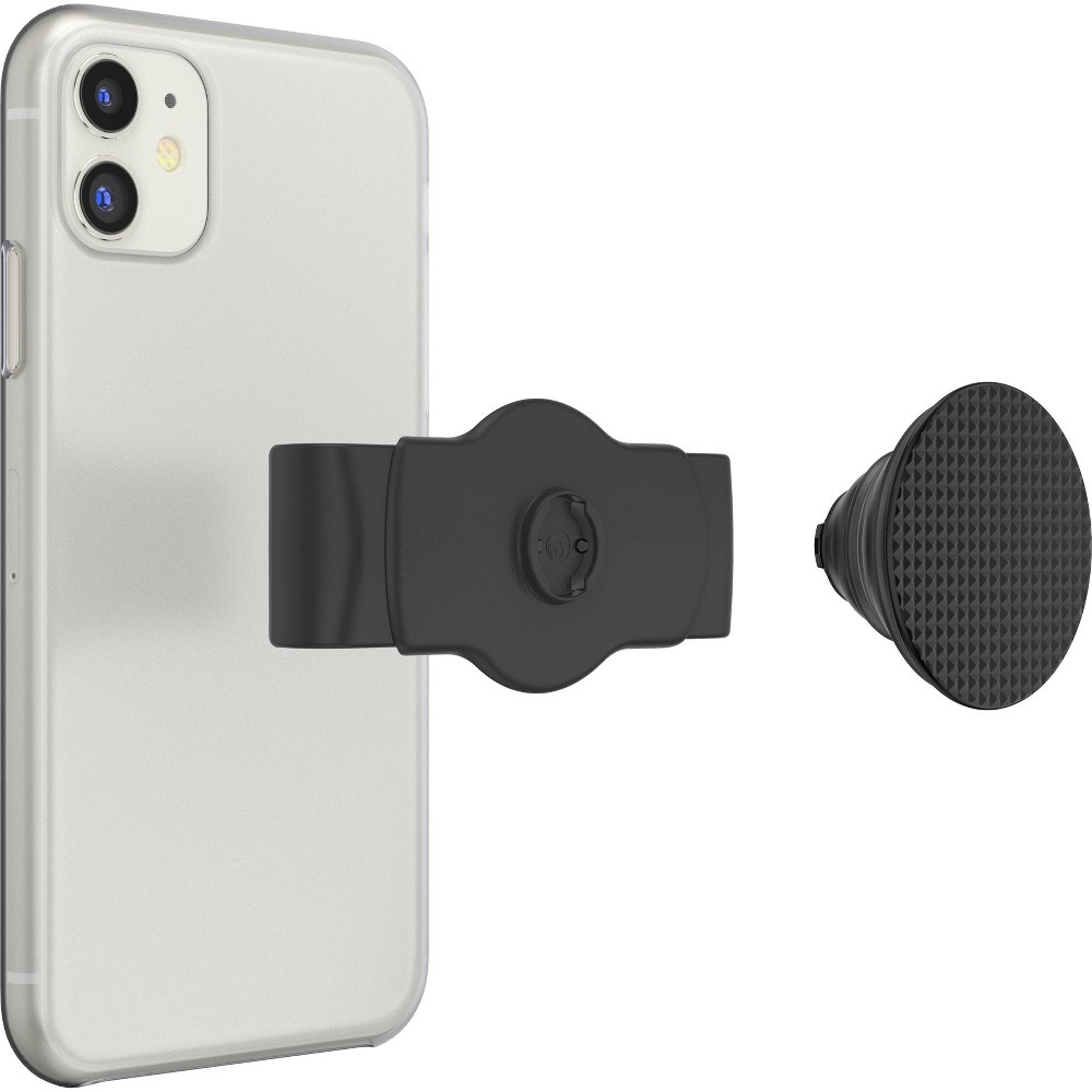 slide 6 of 7, PopSockets PopGrip Slide Stretch - Knurled Black, 1 ct