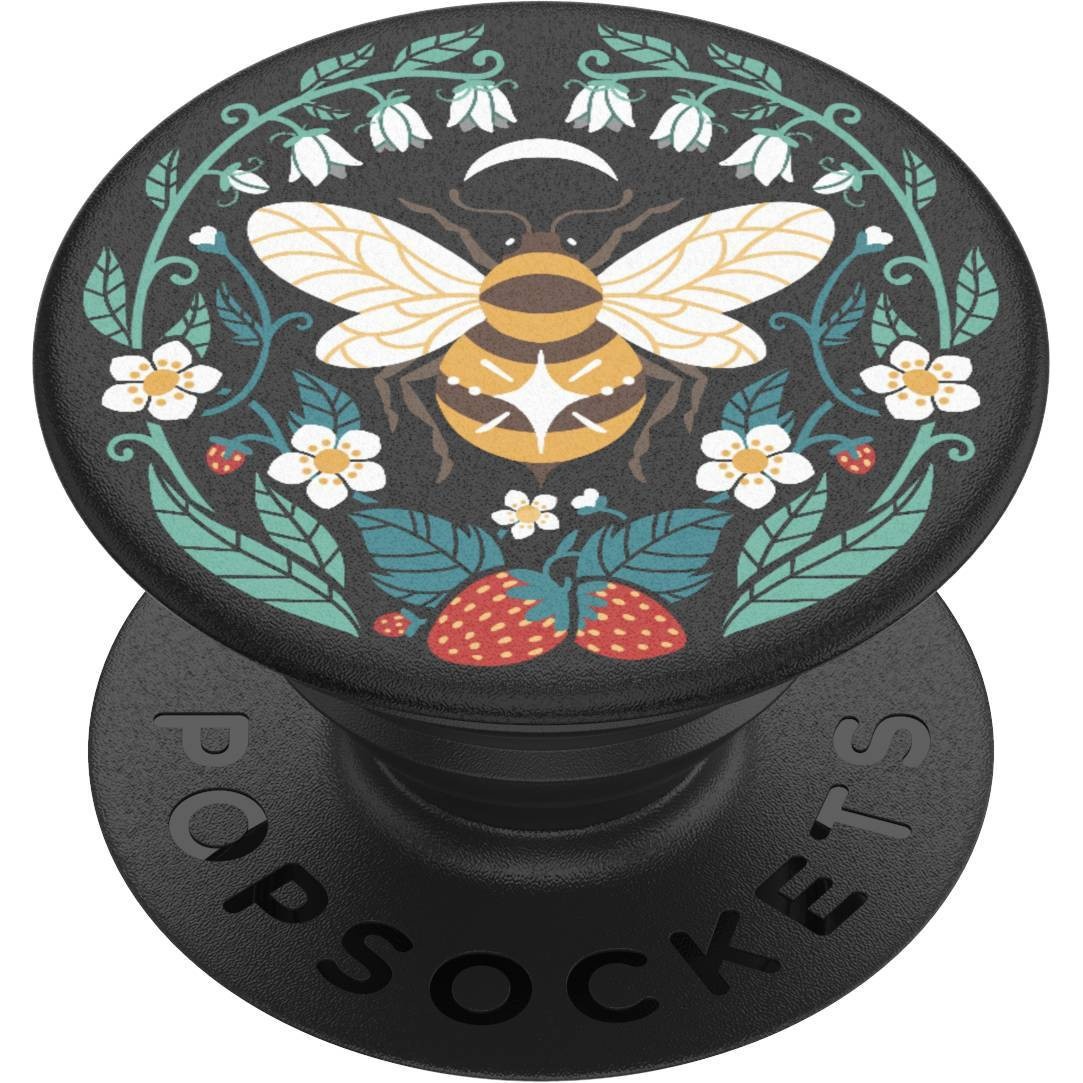 slide 1 of 5, PopSockets PopGrip Cell Phone Grip & Stand - Bee Boho, 1 ct