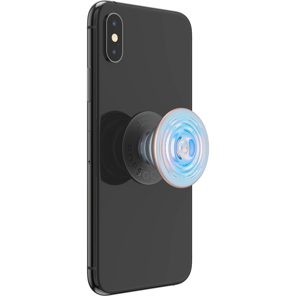 slide 4 of 5, PopSockets PopGrip Cell Phone Grip & Stand - Ripple Opal Blue, 1 ct