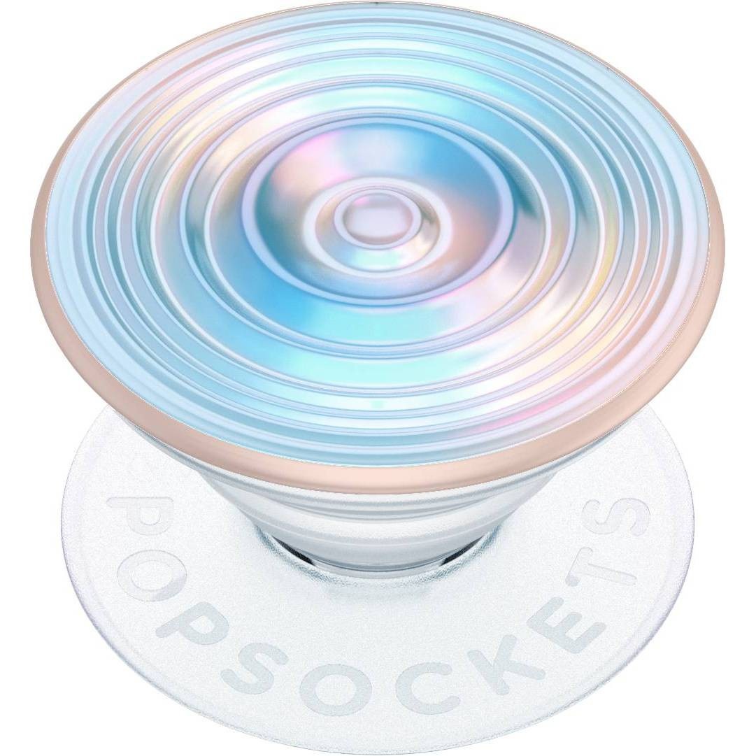 slide 1 of 5, PopSockets PopGrip Cell Phone Grip & Stand - Ripple Opal Blue, 1 ct