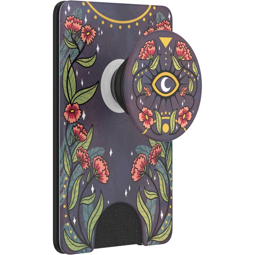 slide 5 of 5, PopSockets PopWallet with PopGrip Cell Phone Grip & Stand - Floral Bohemian, 1 ct