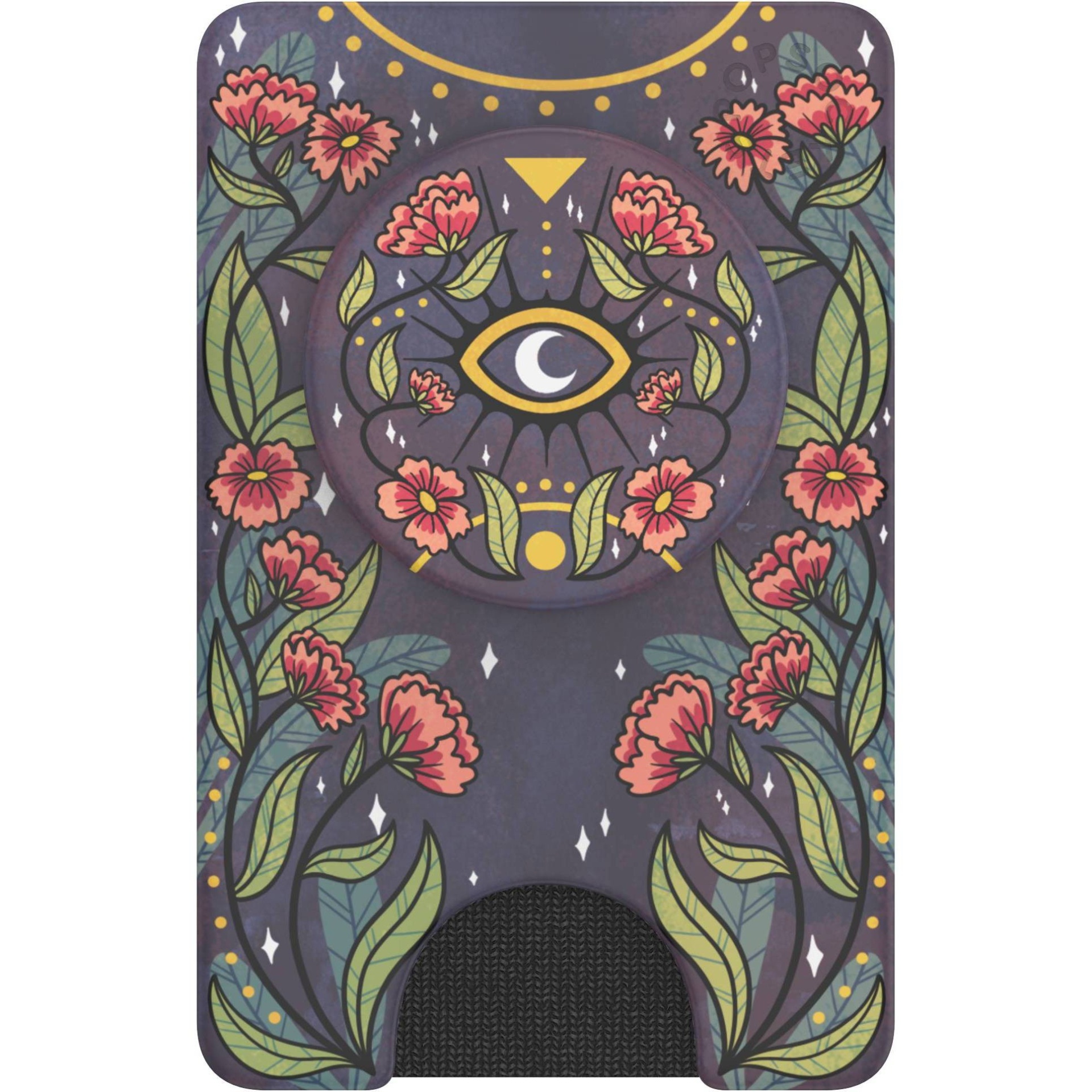 slide 1 of 5, PopSockets PopWallet with PopGrip Cell Phone Grip & Stand - Floral Bohemian, 1 ct