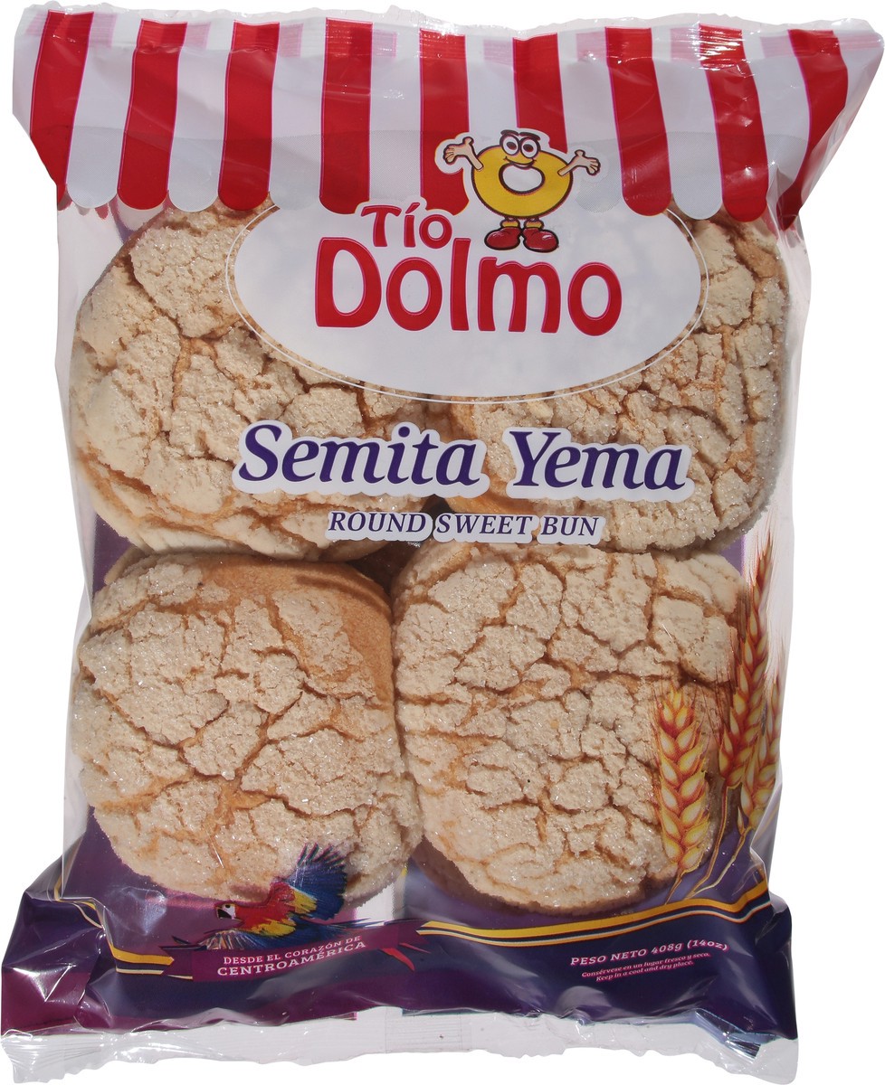 slide 6 of 13, Tio Dolmo Round Sweet Bun 408 g, 14 oz