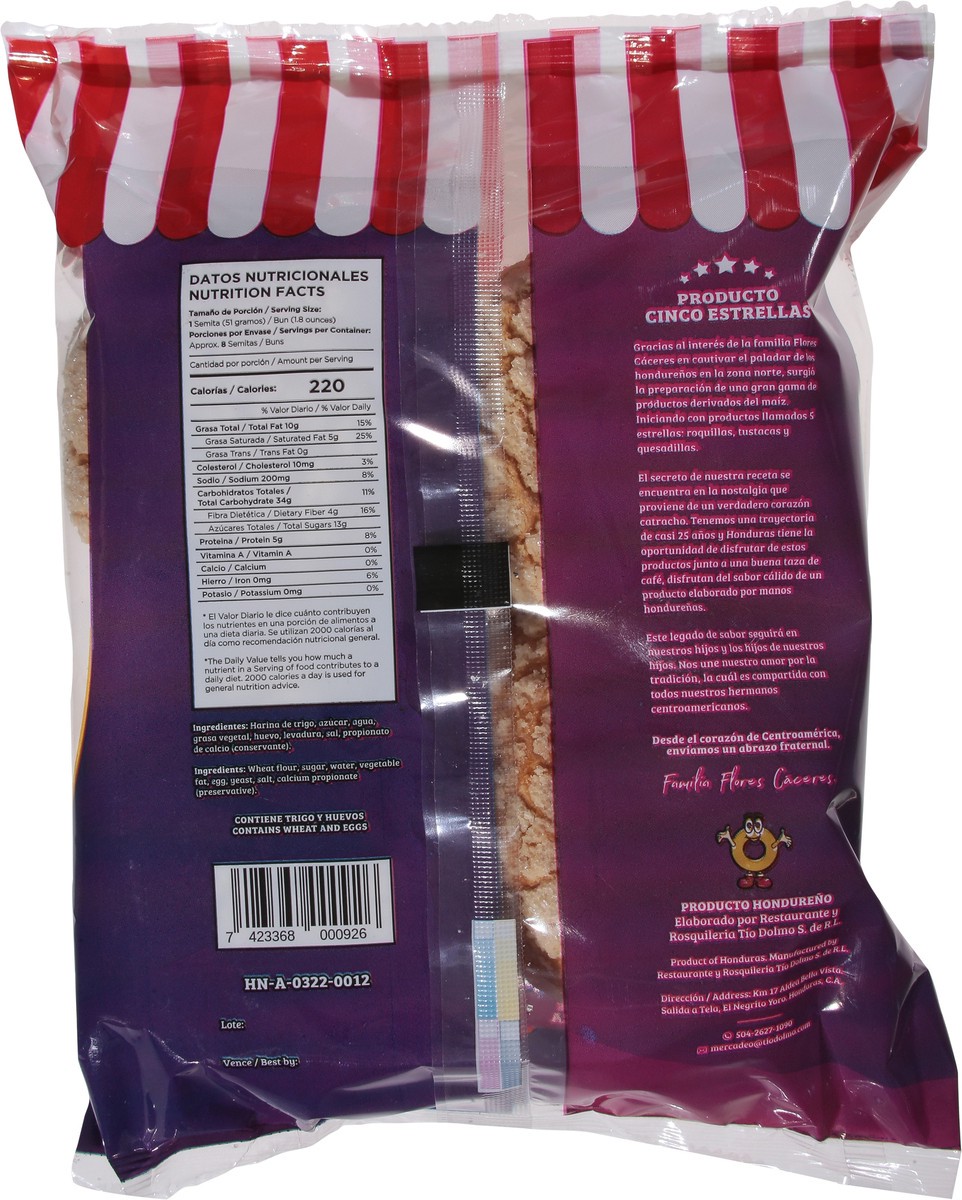 slide 12 of 13, Tio Dolmo Round Sweet Bun 408 g, 14 oz