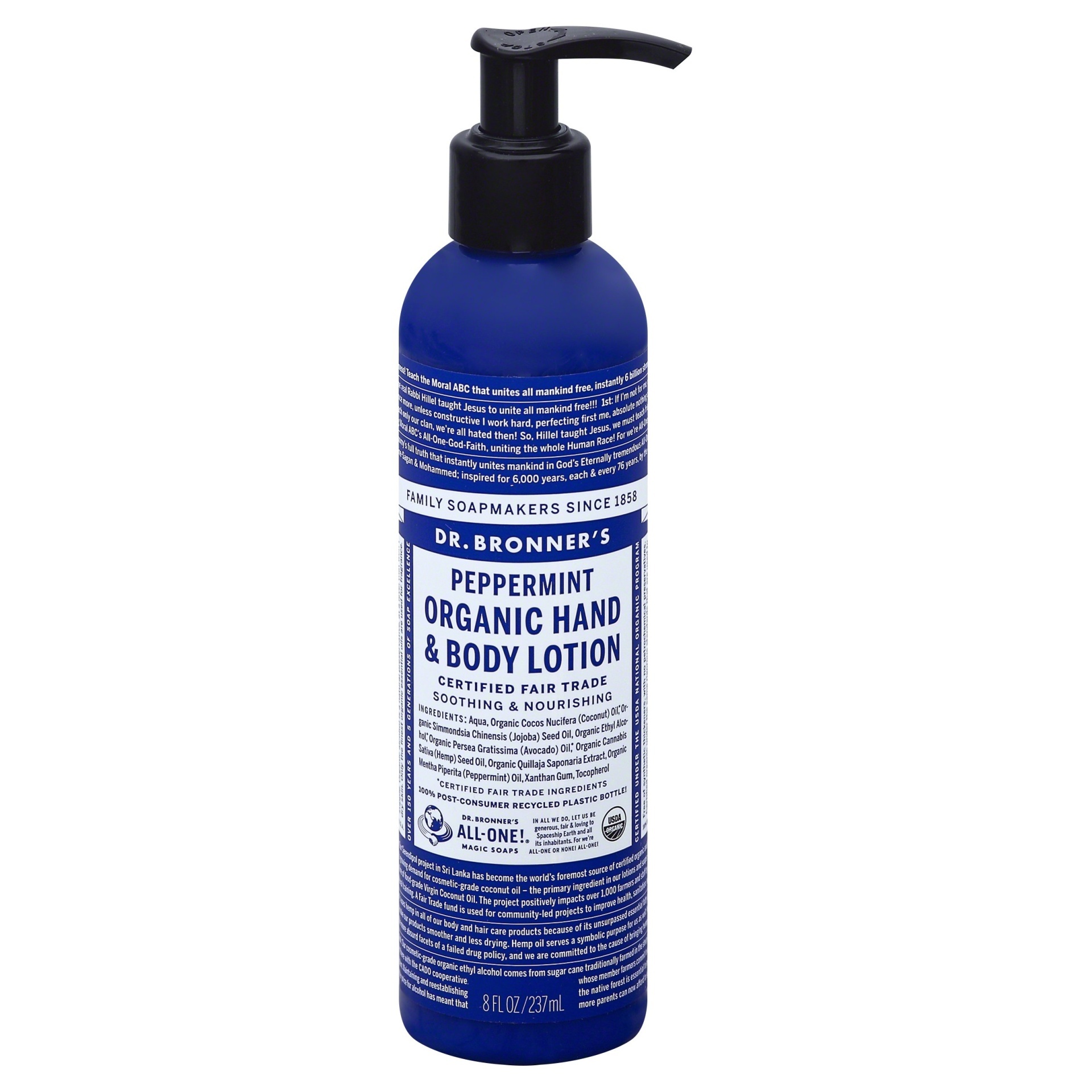 slide 1 of 2, Dr. Bronner's Magic Soaps Organic Hand & Body Lotion Orange Lavender, 8 fl oz