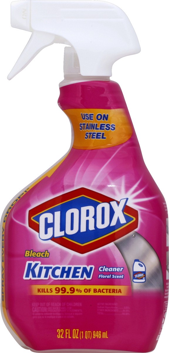 slide 4 of 4, Clorox Multi-Surface Cleaner with Bleach, 32 ounces, 32 fl oz