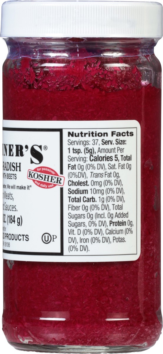 slide 3 of 14, Kelchner's Horse-Radish Flavored with Beets 6.5 oz, 6.5 oz