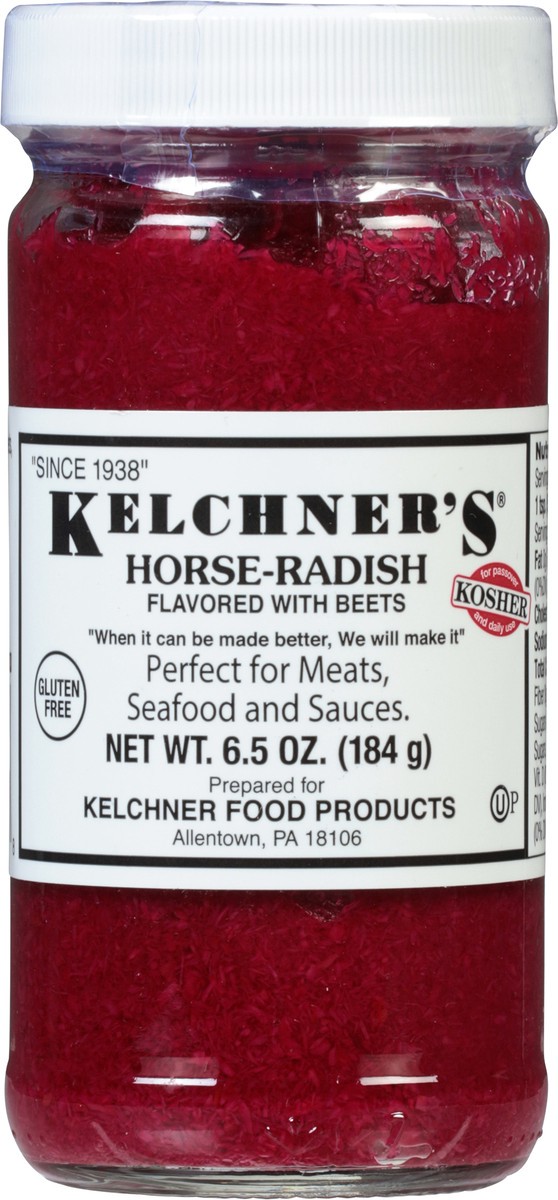 slide 9 of 14, Kelchner's Horse-Radish Flavored with Beets 6.5 oz, 6.5 oz