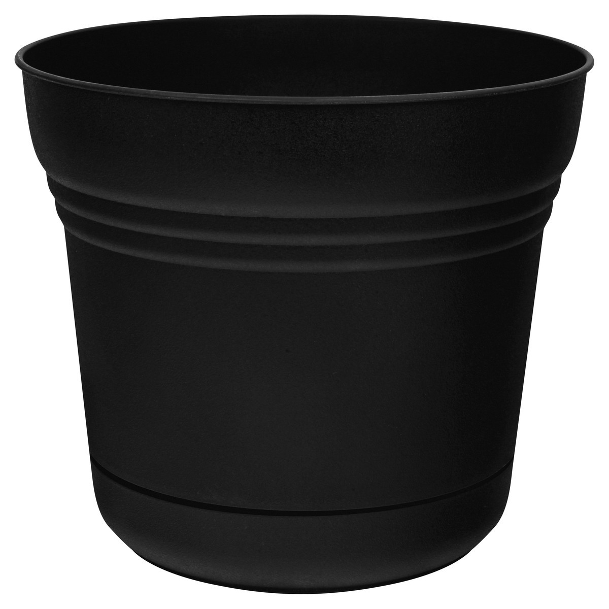 slide 2 of 10, Bloem 14 Inches Saturn Black Planter 1 ea, 14 in