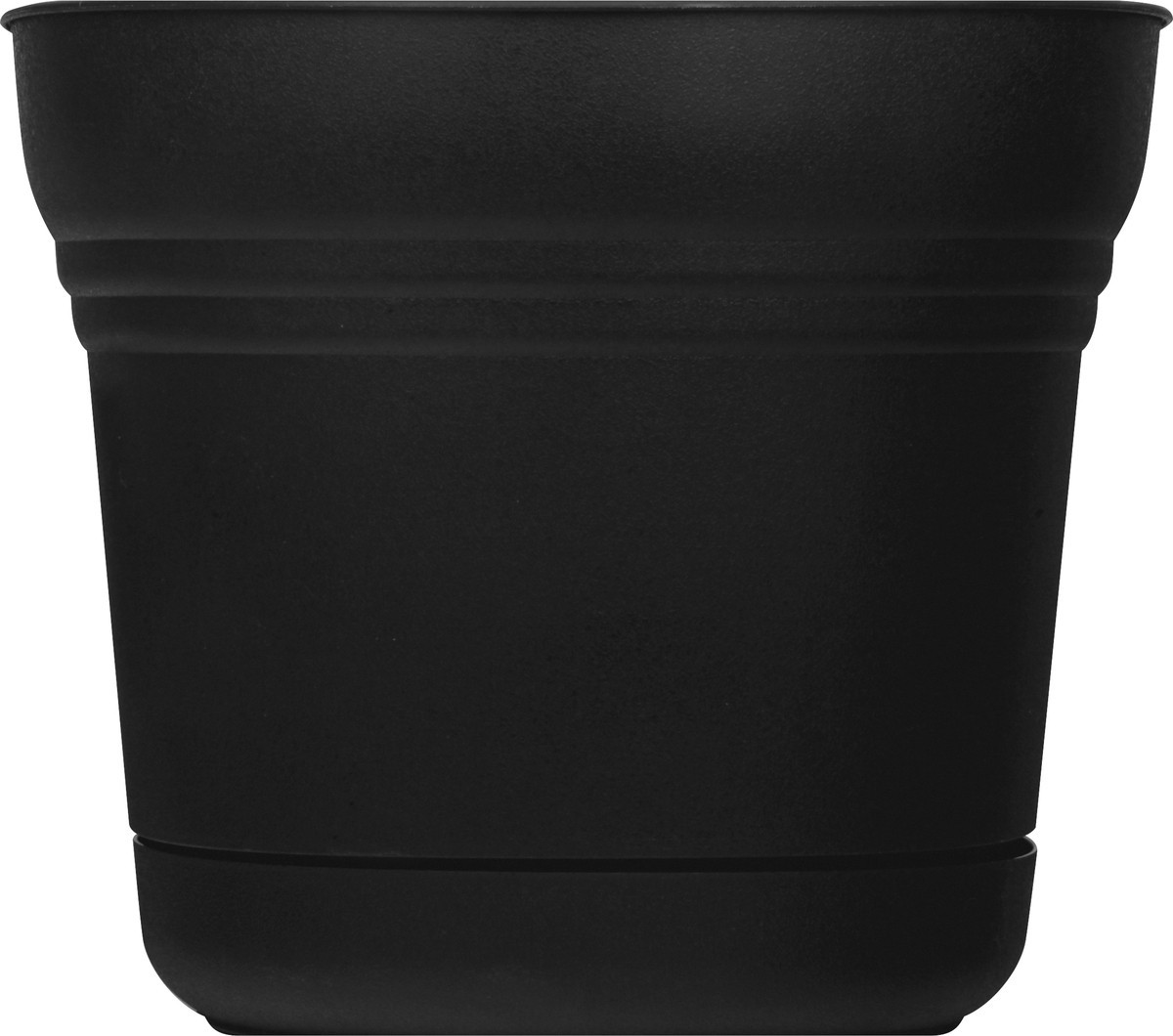 slide 9 of 10, Bloem 14 Inches Saturn Black Planter 1 ea, 14 in