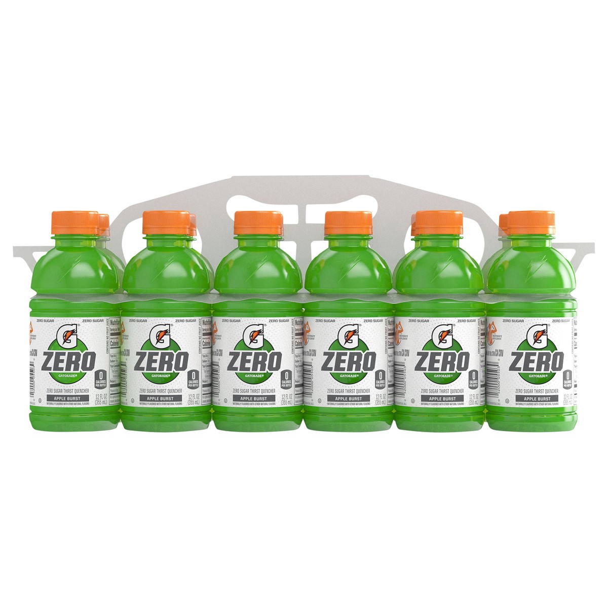 slide 6 of 9, Gatorade Zero Thirst Quencher Apple Burst 12 Fl Oz, 12 Ct, 12 ct; 12 oz