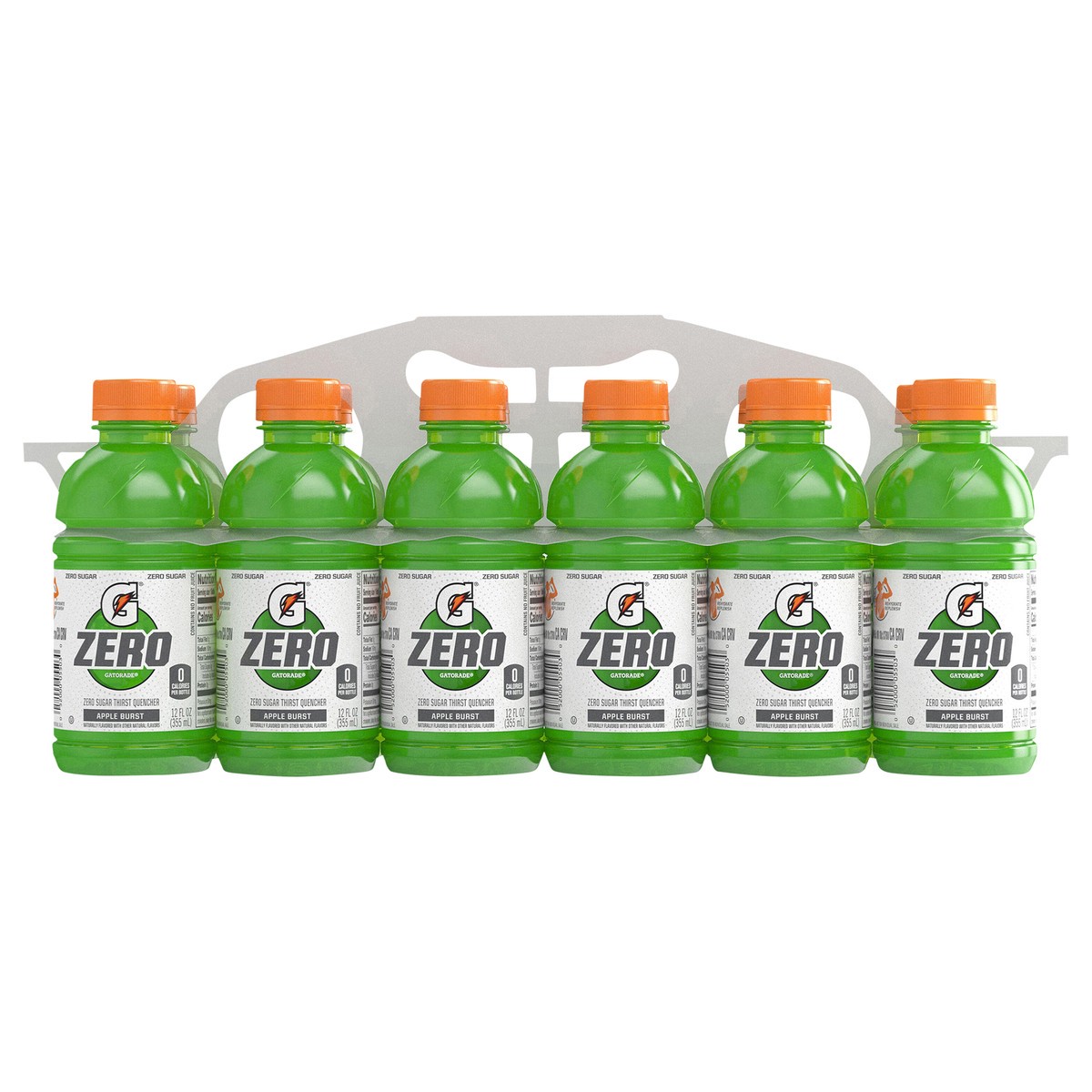 slide 1 of 9, Gatorade Zero Zero Sugar Thirst Quencher Apple Burst - 12 ct; 12 oz, 12 ct; 12 oz