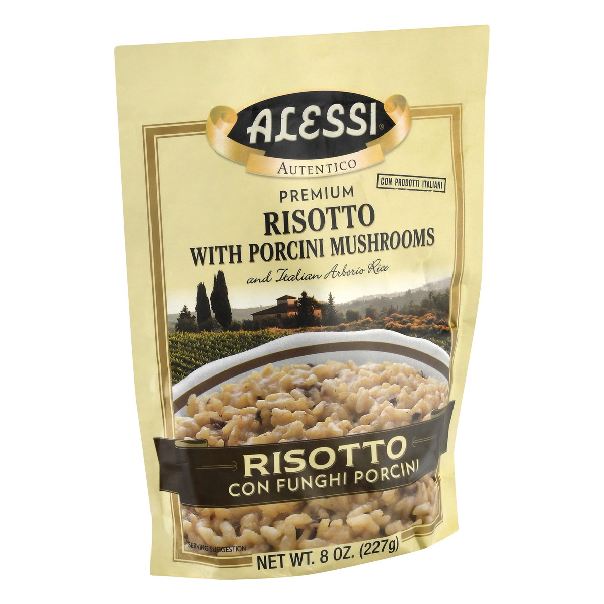 slide 2 of 9, Alessi Premium with Porcini Mushrooms Risotto 8 oz, 8 oz