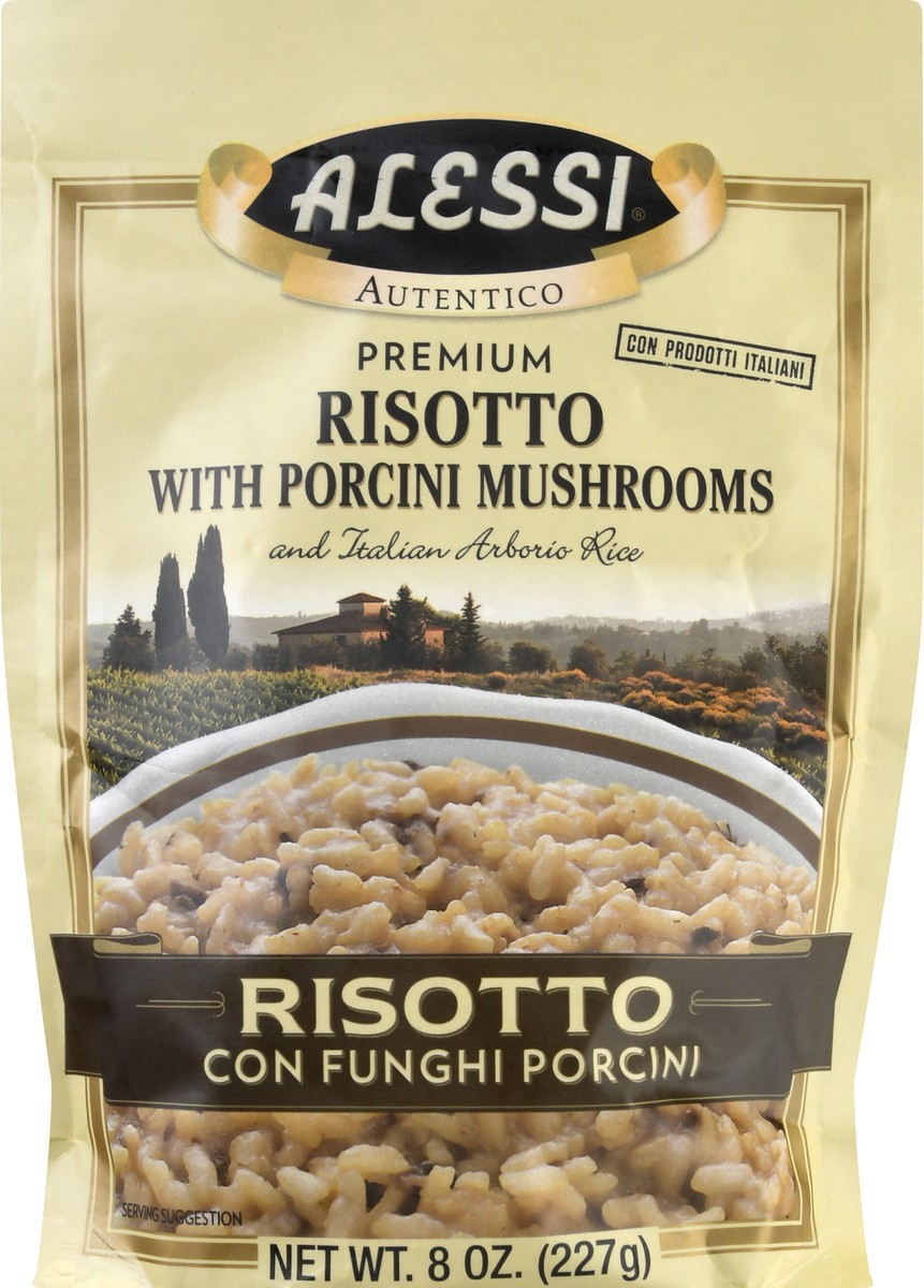 slide 1 of 9, Alessi Premium with Porcini Mushrooms Risotto 8 oz, 8 oz