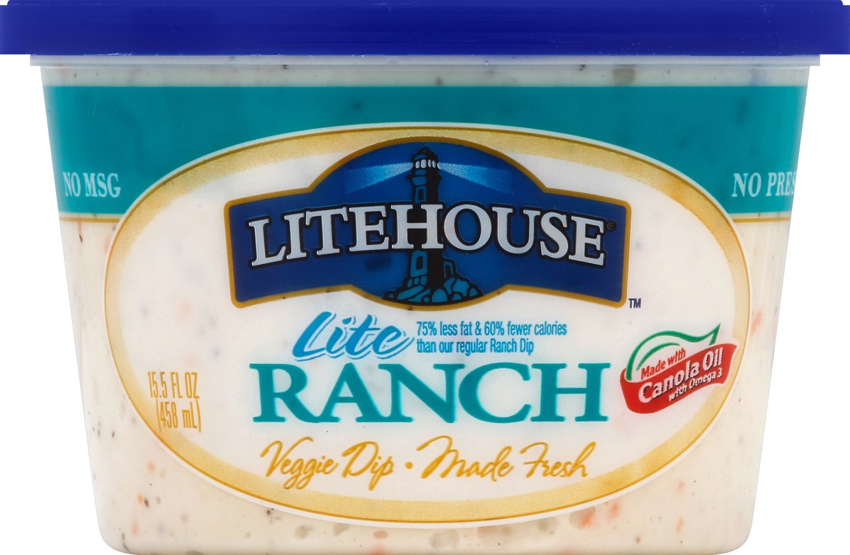 slide 1 of 3, Litehouse Veggie Dip 15.5 oz, 1 ct