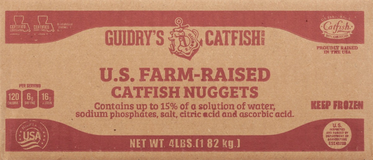 slide 7 of 14, Guidry's Nuggets Catfish 4 lb, 4 lb