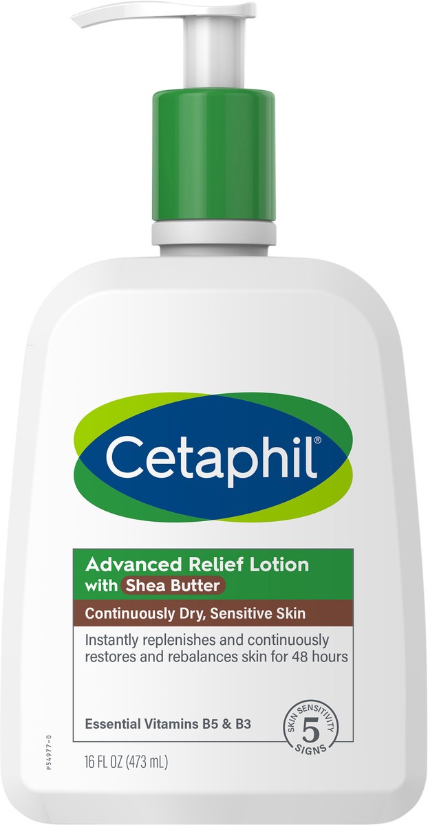 slide 4 of 6, Cetaphil Advanced Relief Face Lotion with Shea Butter 16oz, 16 oz