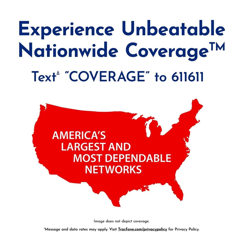 slide 7 of 8, Tracfone Pre-Paid Samsung A01 (16GB) - Black, 1 ct