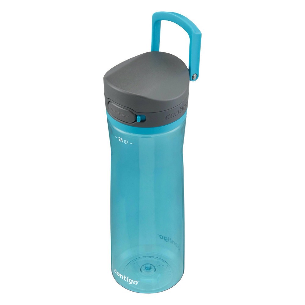 Contigo 24oz AutoPop Tritan Plastic Water Bottle 2-Pack Lemonade & Juniper  24 oz