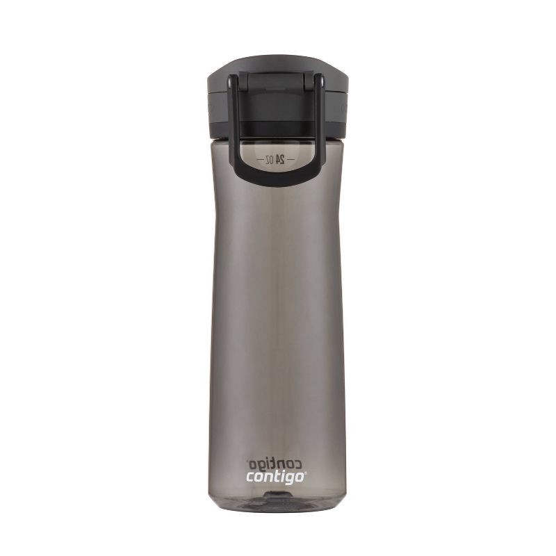 slide 4 of 6, Contigo Jackson 2.0 24oz AutoPop Tritan Plastic Water Bottle Licorice: Reusable Kids Drinkware, Dishwasher-Safe, 24 oz