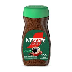 Nescafe Clasico Decaf Dark Roast Coffee - 7oz