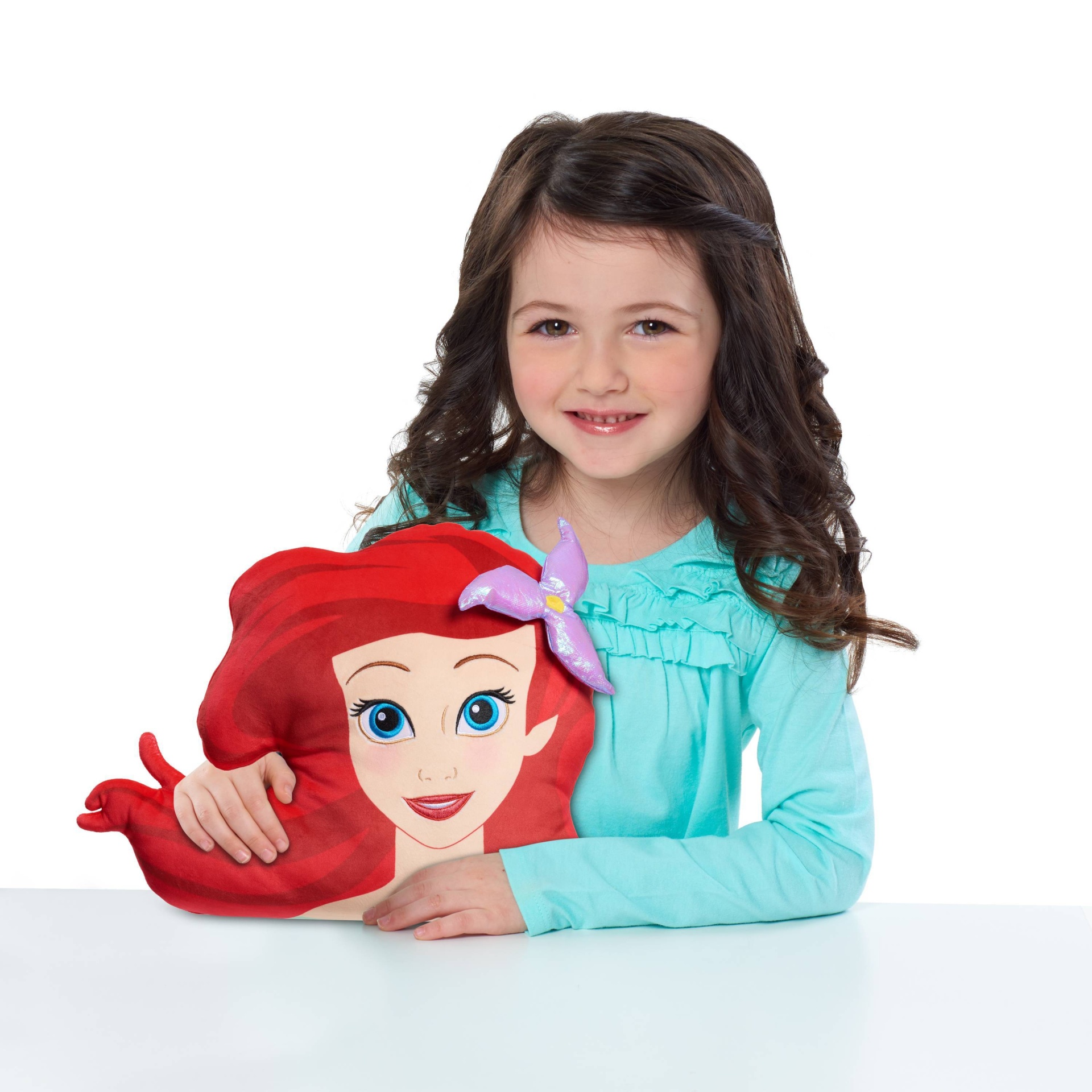 slide 1 of 7, Disney The Little Mermaid Ariel Character Head Plush, 1 ct