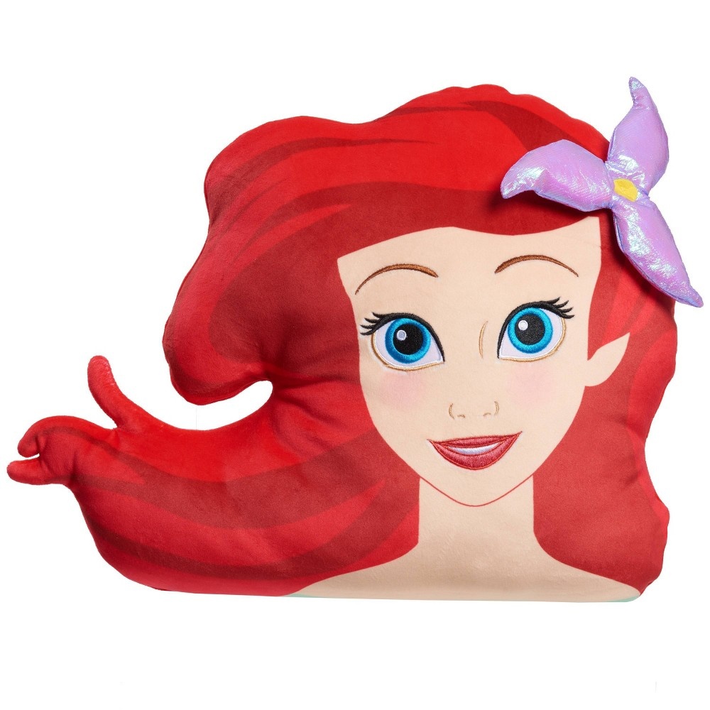 slide 5 of 7, Disney The Little Mermaid Ariel Character Head Plush, 1 ct