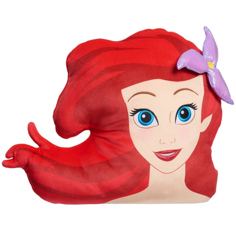 slide 6 of 7, Disney The Little Mermaid Ariel Character Head Plush, 1 ct