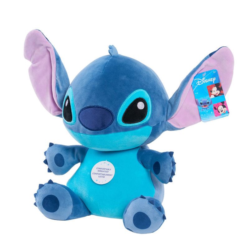 slide 4 of 7, Lilo & Stitch Stitch Kids' Weighted Plush, 1 ct