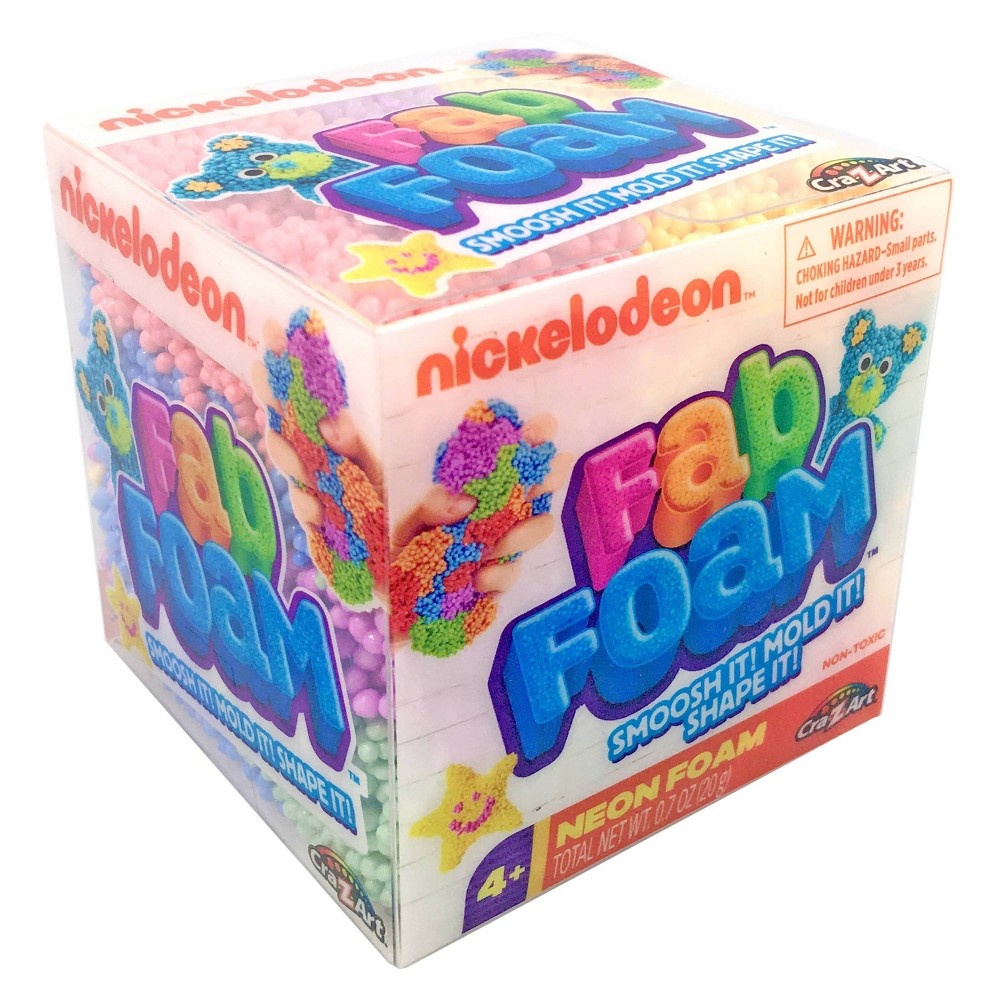 slide 7 of 7, Nickelodeon Fab Foam by Cra-Z-Art, 1 ct