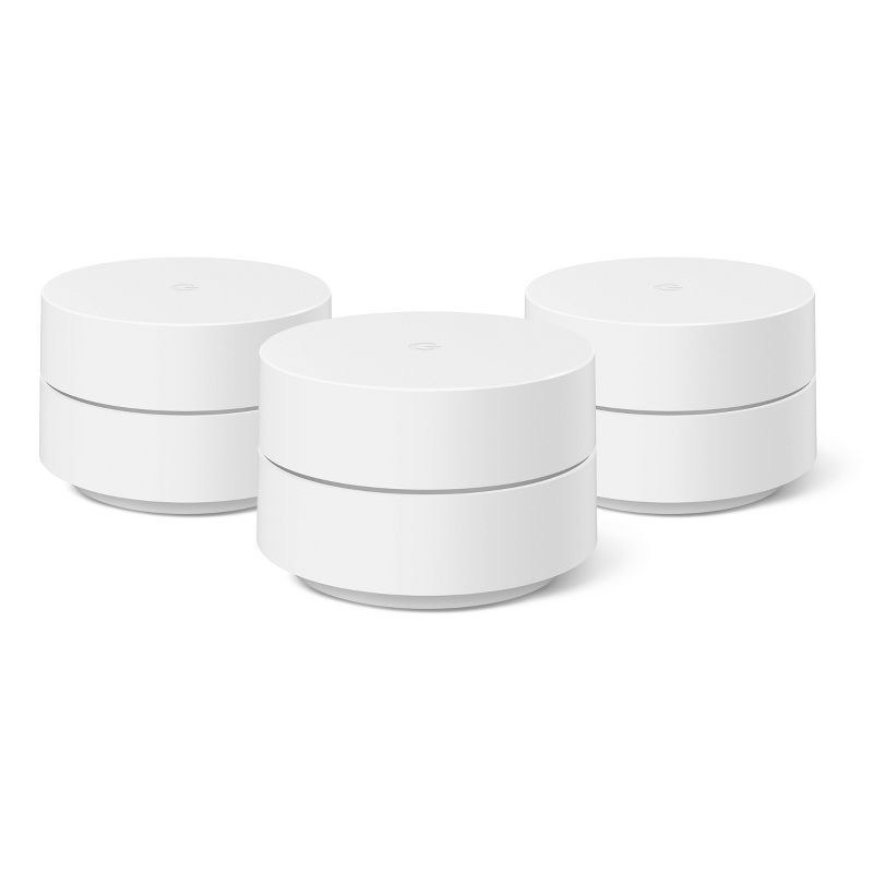 slide 1 of 7, Google Wifi Mesh Router - 3pk, 3 ct